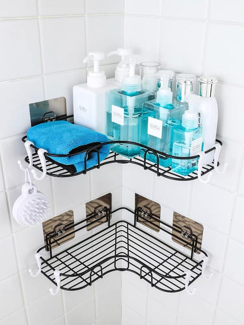 Prateleira Shampoo E Sabonete Suporte Adesivo Parede Banheiro cozinha lavanderia