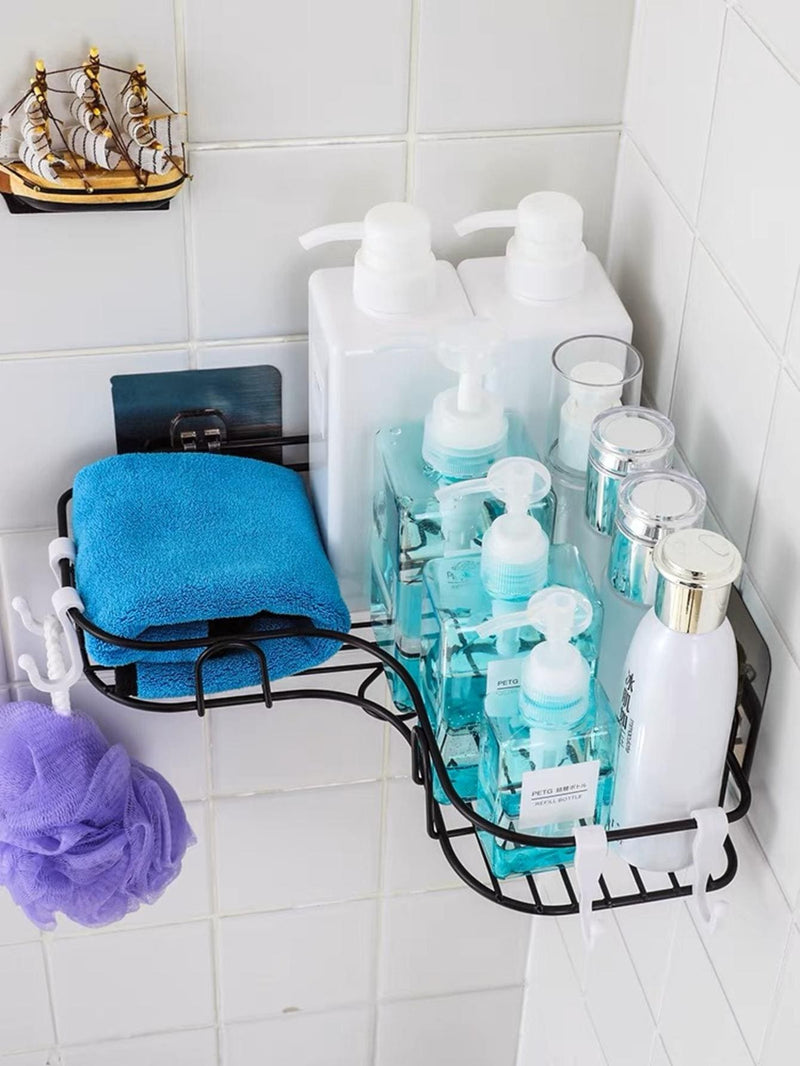 Prateleira Shampoo E Sabonete Suporte Adesivo Parede Banheiro cozinha lavanderia